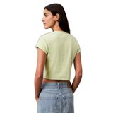 Calvin Klein MONOGRAM BABY TEE Kadın Pembe T-Shirt LV047AB802-VDW, Turuncu, M