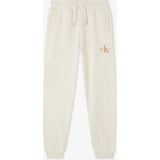 Calvin Klein Monogram Logo Sweatpants Çocuk Bej Eşofman Altı - CKS-Bej - 8 Yaş