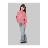 Calvin Klein MONOLOGO CN SWEATER, VAZ Pembe Kız Çocuk Sweatshirt