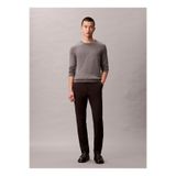 Calvin Klein Normal Bel Normal Paça Normal Siyah Erkek Pantolon LV04LD613GUB1_SLIM SATEEN CHINO TRO