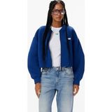 Calvin Klein Oversized Scuba Bomber Kadın Mavi Mont - 6A8-Mavi - 2XS