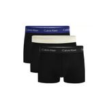 Calvin Klein Paket 3 Boxer Erkek Tripack CK Ürün UU2664G Low Rise Trunk, H4X B.ptm Gry, spc blu, vprs Gry WBS, S, H4x B.ptm Gry, Spc Blu, Vprs Gry Wbs, S