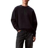 Calvin Klein Pamuk ve Kaşmir Karışımlı Relaxed Fit Logolu Kazak LV04RD305GCEF Erkek KAZAK LV04RD305G CEF