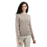 Calvin Klein Pamuk ve Yün Karışımlı Regular Fit Kazak J20J224224PCF Bayan KAZAK J20J224224 PCF