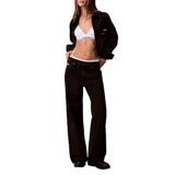 Calvin Klein Pamuklu Baggy Fit Düşük Bel Geniş Paça Jeans LV047D713GTWM Bayan KOT PANTOLON LV047D713G TWM