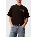 Calvin Klein Pamuklu Grafik Baskılı Regular Fit T Shirt LV04RE828GUB1 Erkek T SHİRT LV04RE828G UB1