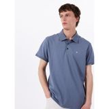 Calvin Klein Pamuklu Polo Yaka Kısa Kollu T-Shirt, S, LV040HM281, Gri, Erkek