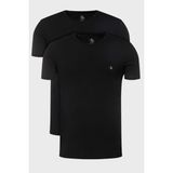 Calvin Klein Pamuklu Regular Fit 2 Pack T Shirt Erkek T Shirt 000NB2221A 001 - Siyah