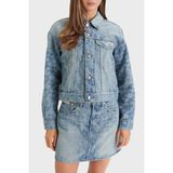 Calvin Klein Pamuklu Regular Fit Cepli Kot Ceket LV047F677G1WX Bayan Kot Ceket LV047F677G 1WX - XS - Mavi