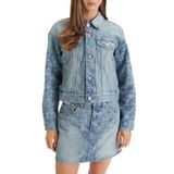 Calvin Klein Pamuklu Regular Fit Cepli Kot Ceket LV047F677G1WX Bayan KOT CEKET LV047F677G 1WX