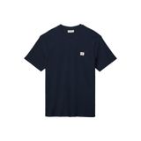 Calvin Klein Pamuklu Regular Fit Logolu Bisiklet Yaka T-Shirt Lacivert, S, LV04RD008G CEF, LACİVERT, Erkek