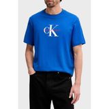 Calvin Klein Pamuklu Regular Fit Logolu Bisiklet Yaka T Shirt LV04RB862GYNM Erkek T Shirt LV04RB862G Ynm - Saks