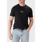 Calvin Klein Pamuklu Regular Fit Logolu Bisiklet Yaka T Shirt LV04RB866GUB1 Erkek T Shirt LV04RB866G Ub1 - Siyah - 2XL
