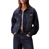 Calvin Klein Pamuklu Regular Fit Logolu Kot Ceket LV047D838GYY9 Bayan CEKET LV047D838G YY9