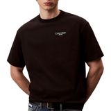Calvin Klein Pamuklu Regular Fit Sırt Baskılı Bisiklet Yaka T Shirt LV04RD825GUB1 Erkek T SHİRT LV04RD825G UB1