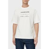 Calvin Klein Pamuklu Relaxed Fit Baskılı Bisiklet Yaka T Shirt LV04RE827GYAF Erkek T SHİRT LV04RE827G YAF