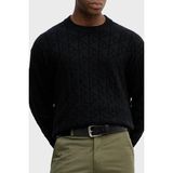 Calvin Klein Pamuklu Relaxed Fit Tamamı Logolu Kazak LV04RE301GUB1 Erkek Kazak LV04RE301G Ub1 - Siyah