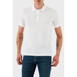 Calvin Klein Pamuklu Slim Fit Düğmeli Polo Yaka T Shirt K10K114484YAF Erkek Polo Yaka T Shirt K10K114484 Yaf - Beyaz - 2XL
