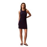 Calvin Klein Pamuklu Slim Fit Logolu Mini Elbise LV047F235GZRK Bayan ELBİSE LV047F235G ZRK