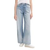Calvin Klein Pamulu Wide Leg Yüksel Bel Bol Paça Jeans LV047C702GX0N Bayan KOT PANTOLON LV047C702G X0N