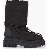 Calvin Klein Pflatform Snow Boot Nylon Wn Kadın Bot - Siyah