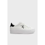 Calvin Klein Platform Sneaker Ayakkabı YW0YW0139301W Kadın Ayakkabı YW0YW01393 01W - Beyaz - Siyah