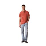 Calvin Klein Polo T-Shirt Supıma Chest Emb, L, 5003346049, Kahve, Erkek