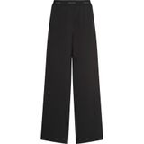 Calvin Klein PONTE LOGO WB TROUSER Kadın Siyah Kumaş Pantolon