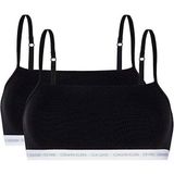 Calvin Klein QF6040E-001 Siyah 2'li Kadın Bralet Spor Atleti