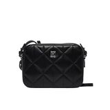 Calvin Klein Quilted Double Zip Omuz Çantası, Standart, LV04F3328GUB1, Siyah, Kadın