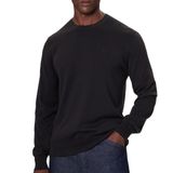 Calvin Klein Regular Fit Bisiklet Yaka Supima Pamuklu Triko Kazak, M, LV040BM343, Black, Erkek