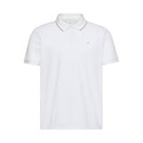 Calvin Klein Regular Fit Kısa Kollu Polo Yaka T-Shirt, M, LV04LC239G, Bright White, Erkek