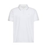 Calvin Klein Regular Fit Kısa Kollu Polo Yaka T-Shirt, XL, LV04LC239G, Bright White, Erkek