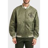 Calvin Klein Regular Fit Kolej Yaka Suya Dayanıklı Bomber Mont LV04RD524GLDY Erkek Mont LV04RD524G Ldy - 2XL - Haki