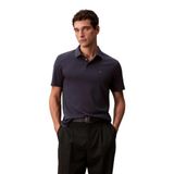 Calvin Klein Regular Fit Monogram Nakışlı Polo T-Shirt, M, LV04LB276G, Ink, Erkek