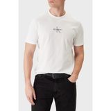 Calvin Klein Regular Fit Pamuklu Logolu Bisiklet Yaka T Shirt LV04RB866GYAA Erkek T Shirt LV04RB866G Yaa - Beyaz - 2XL
