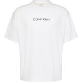 Calvin Klein Regular Fit Yazı Baskılı Pamuklu T-Shirt, XL, LV04LD230G, Bright White, Erkek