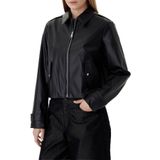 Calvin Klein Relaxed Fit Klasik Yaka Fermuarlı Logolu Ceket LV047E501GUB1 Bayan CEKET LV047E501G UB1