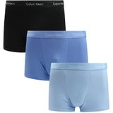 Calvin Klein Relaxed Fit Trunk 3'lü Paket, Erkek Boxer, Mavi-Siyah-Yeşil, XL Beden
