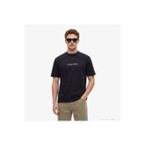 Calvin Klein Relaxed Standard Logo Crewnk Erkek Siyah T-Shirt