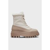 Calvin Klein Renk Bloklu Tırtıklı Platform Taban Bot YW0YW015570HG Bayan Bot YW0YW01557 0hg - Bej