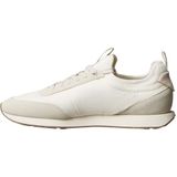 Calvin Klein Retro Runner Sock Laceup Mix Erkek Spor Ayakkabı, Marshmallow/Eggshell, 43