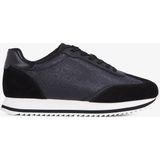 Calvin Klein Runner Lace Up - Mono Mix Kadın Siyah Sneaker - 0GR-Siyah