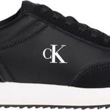 Calvin Klein RUNNER LACEUP MG NYLON MIX Kadın Spor Ayakkabı, Siyah, 36