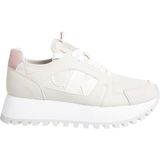 Calvin Klein RUNNER LOW LACEUP MIX NBS Bej Kadın Sneaker