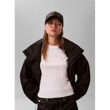 Calvin Klein Şapka Monogram Embroidery Moire Cap, Standart, 5003344673, Siyah, Kadın