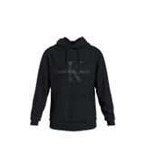 Calvin Klein Seasonal Monologo Regular Hoodie Erkek Kapüşonlu Sweatshirt SİYAH M