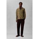 Calvin Klein Seersucker Blouson Mont, M, LV04LF424G, Bej, Erkek