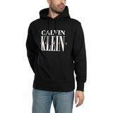Calvin Klein serif font graphic hoodie Erkek Sweatshirt Ck Black M