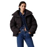Calvin Klein Şişme Mont, L, 5003173671, Siyah, Kadın
